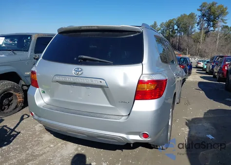 2010 Toyota Highlander Limited V6 z USA, uszkodzony, nr VIN 5TDDK3EH2AS015397